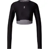 ON Train Long Sleeve Crop - Black - M