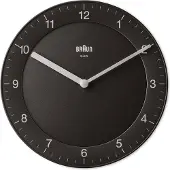 Braun - Seinäkello Ø 20 cm Musta