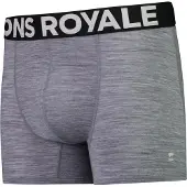 Mons Royale Merino Hold 'Em Shorty Bokserit grey heather Koko S