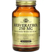 Solgar - Resveratroli 250 mg punaviiniuutteen kanssa (60 kapselia)