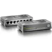 Level One FSW-0808TX, Hallitsematon, Fast Ethernet (10/100), Täysin kaksipuolinen