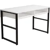 Skye Decor Nova 120 cm valkoinen/musta työpöytä
