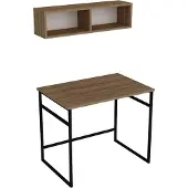 Skye Decor Gama työpöytä, ruskea/musta