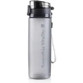 G21 Bottle with a basket for ice, herbs and fruit BPA Free gray matt