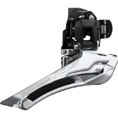 Shimano 105 R7100-vaihtaja kiinnikkeellä varustettuna
