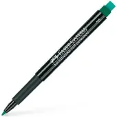Faber-Castell Multimark, Vihreä, Musta, Vihreä, Muovi, Hienojakoinen, 1 kpl (151363)