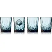 Lyngby Glas - Sorrento Viskilasi 32 cl 4 kpl Sininen