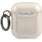 Karl Lagerfeld KLA2UCHGD AirPods 1/2 cover złoty/gold Glitter Choupette (KLA2UCHGD)