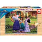 Educa 100 Pieces Encanto Disney Madera Wooden Puzzle Vihreä