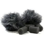 Rycote Karvainen tuulisuoja / nappimikrofoni 2kpl harmaa