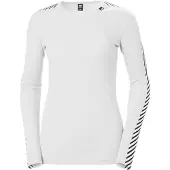 Helly Hansen Women's HH Lifa Crew White Kerrasto yläosat XL
