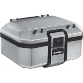 Shad Perälaukku TR37 Terra Aluminium 37L ALUMIINI 37 L HOPEA ruskea