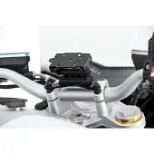 SW-Motech GPS-kiinnike ohjaustankoon - musta. BMW / Triumph-mallit, Himalaja.