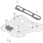 SW-Motech sovitinsarja ADVENTURE-RACK - musta. Shad 2: lle.