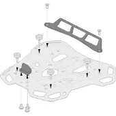 SW-Motech Adapterisetti SW-Motechille GIVI/KAPPA MONOLOCK MUSTA