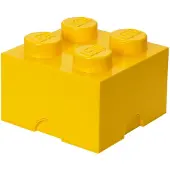 LEGO Storage Brick 4 säilytyslaatikko, keltainen