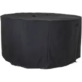 Ebuy24 Huonekalujen päällinen Luxury 185x185x95cm, musta