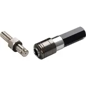 F-Machine Quick Connect Adapterisarja - Mus­ta