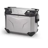 Givi Trekker Outback EVO -sivulaukku 37L Monokey, 37 litraa, vasen, hopea oranssi