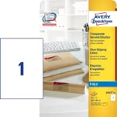 Avery - transparent address labels - 25 label(s) - A4