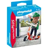 Playmobil Playset Playmobil Hipster with E-scooter 70873