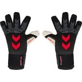 Hummel Maalivahdin Hanskat Hyper Grip - Musta/valkoinen/punainen, koko 8