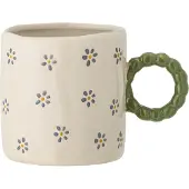 Bloomingville Dorthea kuppi 18 cl Valkoinen