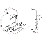 Fiamma Pro Pyöräteline 2 Pyörälle