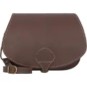 Juscha Allison Crossbody-laukku Nahka 26 cm Ruskea