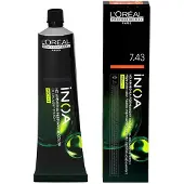 L'Oréal Inoa kestohiusväri ammoniakiton sävy 7.43 60 ml