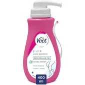 Veet Kärsiämätön karvanpoistokreemi - - Herkkä iho - 400 ml - Kivuton - Suihkussa