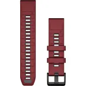 Garmin Quickfit 22 mm silikoniranneke marsalan punainen 010-13392-06