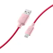 Cellularline STYLECOLOR USB-A to Lightning Cable 100cm - PINK