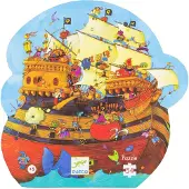 Djeco Palapeli - 54 Tiilet - Barbarossan laiva - - OneSize - Palapelit