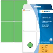 Herma 2495, Vihreä, Pyöristetty suorakulmio, Selluloosa, Paperi, 32 arkkia, 11,1 cm, 17 cm