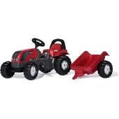 Rolly Toys Polkutraktori perävaunulla Valtra,