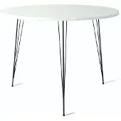 Skye Decor Sandalf ruokapöytä - kiiltävä valkoinen