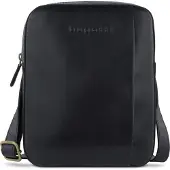 Bugatti Remo Crossbody-laukku Nahka 21 cm Musta