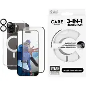 PanzerGlass CARE by  3-in-1 Ceramic Bundle iPhone 16 Pro Max, Apple, Apple - iPhone 16 Pro Max, Asennus kuivana, Naarmuuntumisenkestävä, Iskunkestäv (B1328+2856+1282)