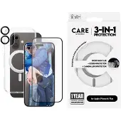 PanzerGlass CARE by  3-in-1 Ceramic Bundle iPhone 16 Plus, Suojus, Apple, Apple - iPhone 16 Plus, Läpinäkyvä (B1327+2855+1281)