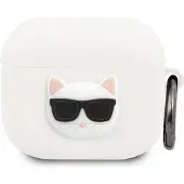 Karl Lagerfeld case for APPLE Airpods 3 KLACA3SILCHWH white ()
