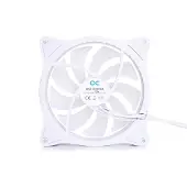 Alphacool Rise Aurora, 140mm PWM-laitetuuletin, valkoinen