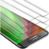 Cadorabo Samsung Galaxy S6 Edge 3x karkaistu suojalasi