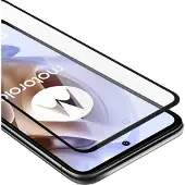 Cadorabo Motorola MOTO G31 / G41 Karkaistu lasi / Suojalasi näytönsuoja Fullscreen Armour Film näytön suojakalvo 9H kovuudella ja 3D Touch