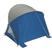 High Peak Sevilla 10129 Beach Tent with Windscreen and UV 40 Protection, Blue-Gray