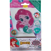 Craft Buddy DISNEY PRINCESS Kristallimaalaussetti Pieni merenneito -hahmo