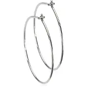 Blomdahl Natural Titanium Ear Ring 25 mm