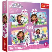 Trefl 4 I 1 35+48+54+70 Bit Gabby - Multi/patterned - ONE SIZE