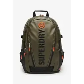 Superdry for woman. W9110391A Canvas backpack with green embroidery (OSFA), Casual, Polyester