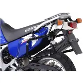 SW-Motech EVO -sivukannattimet - musta. Honda XRV750 Afrikka Twin (92-03).